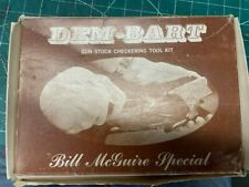 DEM-Bart Master Gun Stock Checkering Tool Kit. Beautiful Set box paperwork extra for sale  Shipping to Canada