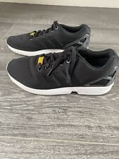 Mens Adidas ZX Flux Trainers Size 9 Black, used for sale  Shipping to South Africa