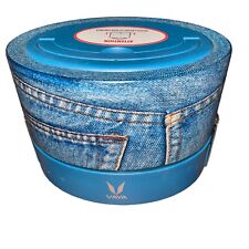 Vaya Tiffin Tyffyn with Polished Containers - 600 ml Copper NWOB Denim 2 Trays for sale  Shipping to South Africa