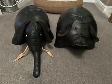 Leather elephant pig for sale  OLNEY