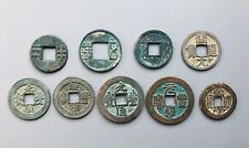 9 varias monedas chinas antiguas, desde la dinastía Qin hasta la dinastía Qing (BC221-1799AD) segunda mano  Embacar hacia Mexico
