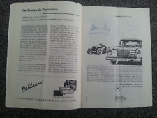 1962 NIEMIECKI PROGRAM GRAND PRIX HERMANN LANG PODPISANY AUTOGRAF, używany na sprzedaż  Wysyłka do Poland