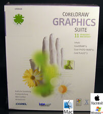 Corel DRAW 11 Graphics Suite + Photo Paint 11 Upgrade Win/Mac German Version, used for sale  Shipping to South Africa