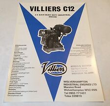 Villiers c12 engine for sale  Shipping to Ireland