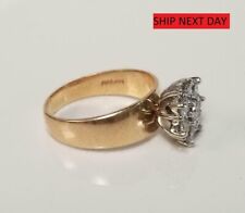 2.30Ct Round Lab-Created Diamond Women's Engagement Ring 14K Yellow Gold Finish. for sale  Shipping to South Africa