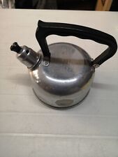 Vintage Histon Evercool Aluminum Whistling Camping Small Kettle Stove Top 0.5l, used for sale  Shipping to South Africa