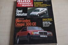 3) Auto Motor Sport 10/1987 - Fiat Uno Fire mit 44PS  - Peugeot 205 XE mit 45PS, usado comprar usado  Enviando para Brazil