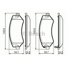 Bosch bremsbeläge bremsbelags gebraucht kaufen  Grimma