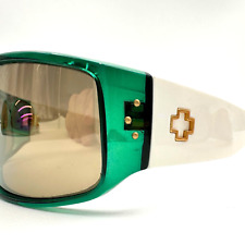 Gafas de sol Spy Optic Spy Clash verde blanco/bronce dorado lentes espejadas segunda mano  Embacar hacia Argentina