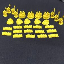 Usado, 30 peças miniaturas amarelas de parede de jogador A Game of Thrones Catan bonecos de jogo de tabuleiro comprar usado  Enviando para Brazil