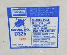 Fasco d325 motor for sale  Shipping to United Kingdom