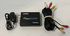 Conversor de vídeo Tensun HDMI T25 com cabo AV de 12' e adaptador de energia usado comprar usado  Enviando para Brazil