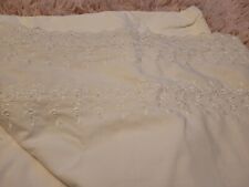 Valance embroidered double for sale  LONDON