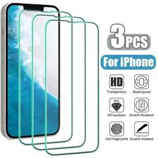 Verre Trempé Vitre Protection Film Écran iPhone 8 7 6S Plus XR 14 12 11 Pro Max, używany na sprzedaż  Wysyłka do Poland