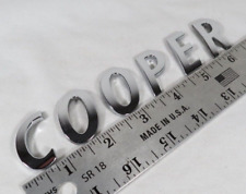 02-23 Mini Cooper emblema letras porta traseira emblema placa de identificação logotipo original do fabricante comprar usado  Enviando para Brazil
