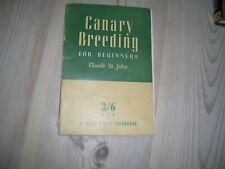 Canary breeding beginners for sale  BRIDLINGTON