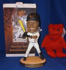 Used, 2005 Sammy Sosa Bobblehead & Bamm Beano's Bear, Baltimore Orioles - MLB, NIB for sale  Essex
