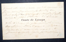 Comte ferdinand lesseps d'occasion  Fondettes