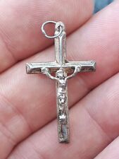 Crucifix croix argent d'occasion  Landrecies