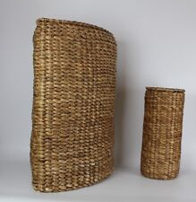 Wicker Corner Laundry Basket and Toilet Roll Holder for sale  Shipping to South Africa