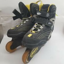Ultra Wheels ABEC 3 patins em linha lâminas de rolo masculinas tamanho 10 Biofit SQ4 comprar usado  Enviando para Brazil