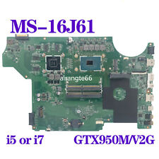 Placa-mãe i5 i7 6ª geração GTX950M/V2G DDR4 para notebook MSI MS-16J61 MS-16J6 comprar usado  Enviando para Brazil