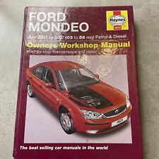 Ford Mondeo 2003 - 20070  HAYNES WORKSHOP MANUAL for sale  Shipping to South Africa