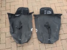 Used, 2 x Large Rear Karrimor Disc Lock Black Roll Top Panniers 50 Litres VGC for sale  Shipping to South Africa