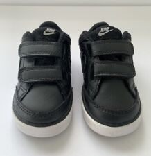 Zapatos negros NIKE Capri para bebé niño pequeño talla 6c excelente estado segunda mano  Embacar hacia Argentina