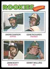 1977 Topps Andre Dawson/Gene Richards/John Scott/Denny Walling Rookie #473 C06 for sale  Shipping to South Africa