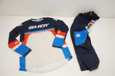 Used, Shot Race Gear Contact Motocross Gear Set Legend Blue Jersey M Pants 32 Mens AE for sale  Shipping to South Africa