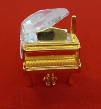 Mini estatueta de piano Swarovski miniatura folheada a ouro cristal e tela de 1" comprar usado  Enviando para Brazil