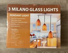 Milano glass lights for sale  Naples