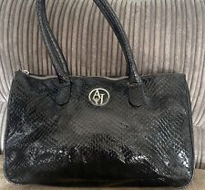 Black armani bag for sale  BATLEY