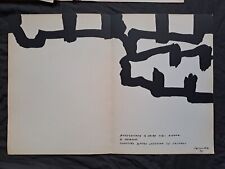 Eduardo chillida lithograph for sale  COLCHESTER