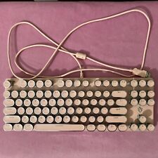 Teclado estilo máquina de escrever rosa estético, acende em branco, testado funciona muito bem comprar usado  Enviando para Brazil