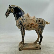 Used, 9.1" Collect Old Chinese Ceramics Tang Sancai Pottery Ancient War-horse Statue for sale  Shipping to South Africa
