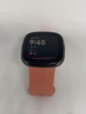 Smartwatch Fitbit Sense Fb-512 rastreador pequena pulseira de salmão azul seixo comprar usado  Enviando para Brazil