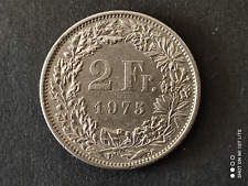 moneta 2 franchi svizzeri 1975 usato  Reggio Calabria
