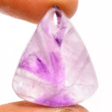 Natural Trapiche Amethyst Pear Shape Cabochon Gemstone 22.5 Ct 24X20X6mm EE39116 for sale  Shipping to South Africa