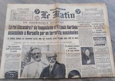 Matin octobre 1934 d'occasion  Nantes-
