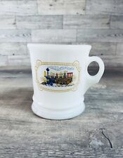 Caneca de barbear vintage da década de 1970 Avon Opal Ware trem locomotiva comprar usado  Enviando para Brazil