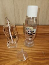 Clear glass oil for sale  LEICESTER