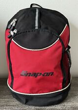 Snap-On Snap On Tools Back Pack School Bag Book Bag Black Red for sale  Shipping to South Africa