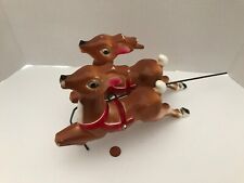 Vintage 1970 Empire Blow Mold Reindeer only....no Santa or Sleigh, used for sale  Fort Wayne