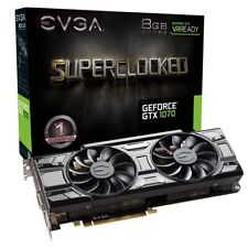 EVGA GeForce GTX 1070 SC GAMING Black Edition 8GB GDDR5 Graphics Card..., used for sale  Shipping to South Africa