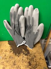 Polyurethane gloves grey for sale  FAVERSHAM