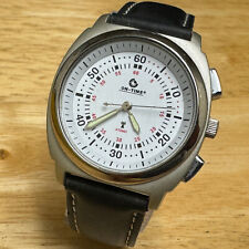 Relógio de quartzo masculino ON-Time pulseira de couro controlada por rádio atômico bateria analógica nova comprar usado  Enviando para Brazil