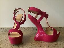 Used, Giuseppe Zanotti heel less Sandals Pink Wedge Platform heels size 41 for sale  Shipping to South Africa