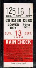1970 baseball ticket for sale  Pomona